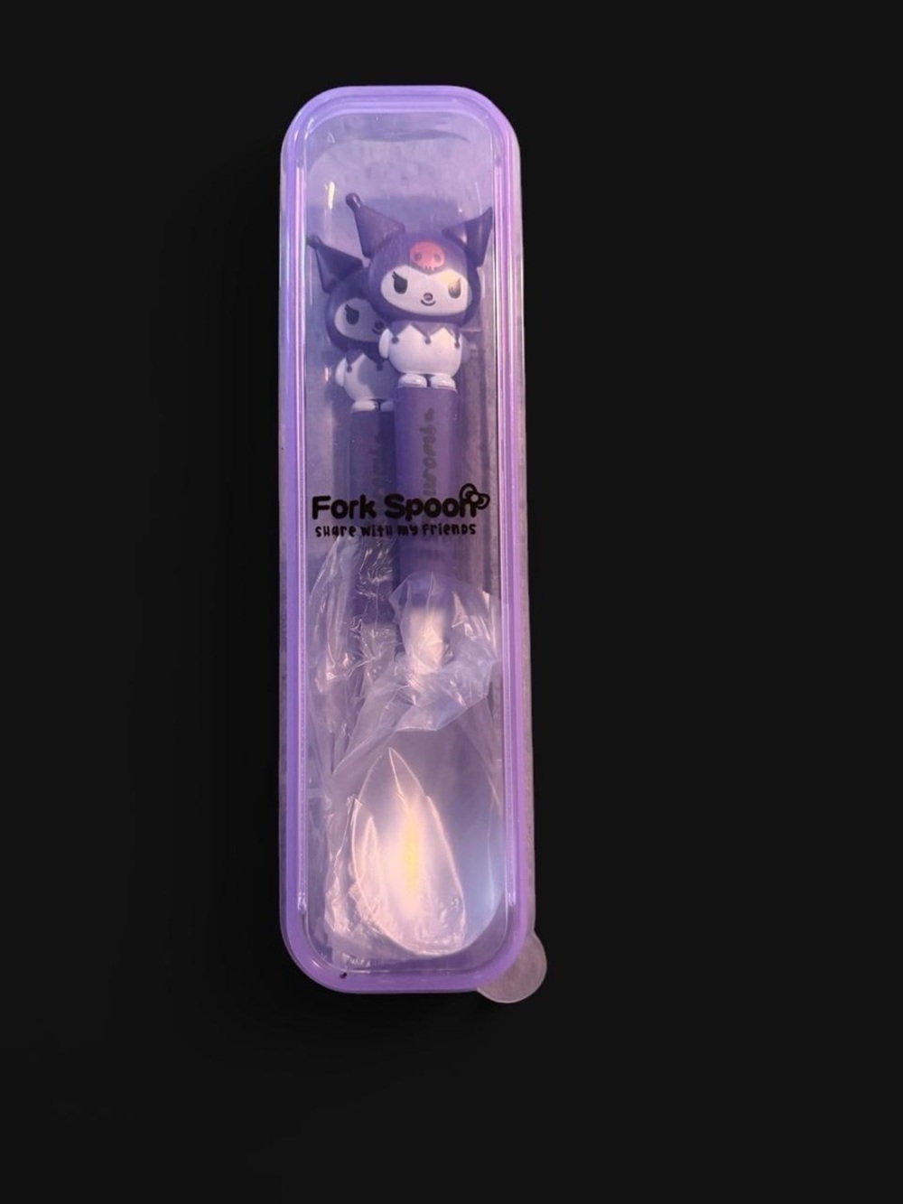 Kuromi Utensil Set